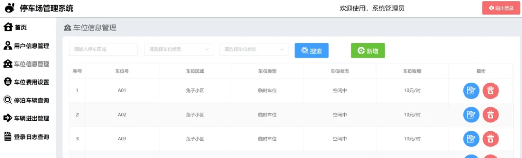 图片[2]-停车场管理系统（源码）-富贵资源网